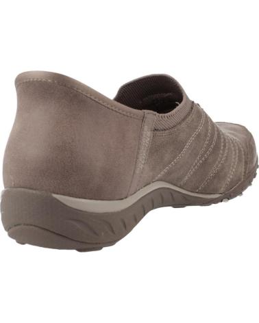 SKECHERS BREATHE-EASY HOME SLIP-INS BEIGE OSCURO DKTP DKTP