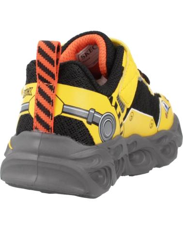SKECHERS ZAPATILLAS THERMO-FLASH TRUCK YLBK AMARILLAS CON LUCES YLBK