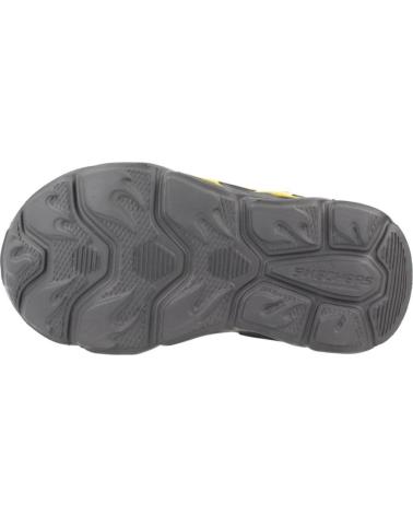 SKECHERS ZAPATILLAS THERMO-FLASH TRUCK YLBK AMARILLAS CON LUCES YLBK