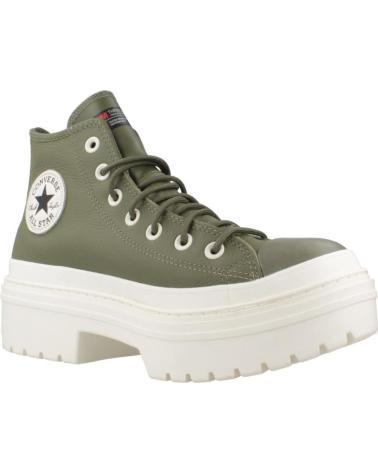CONVERSE CHUCK TAYLOR ALL STAR LUGGED HEEL PLATFORM UTILITY VERDE TILITY