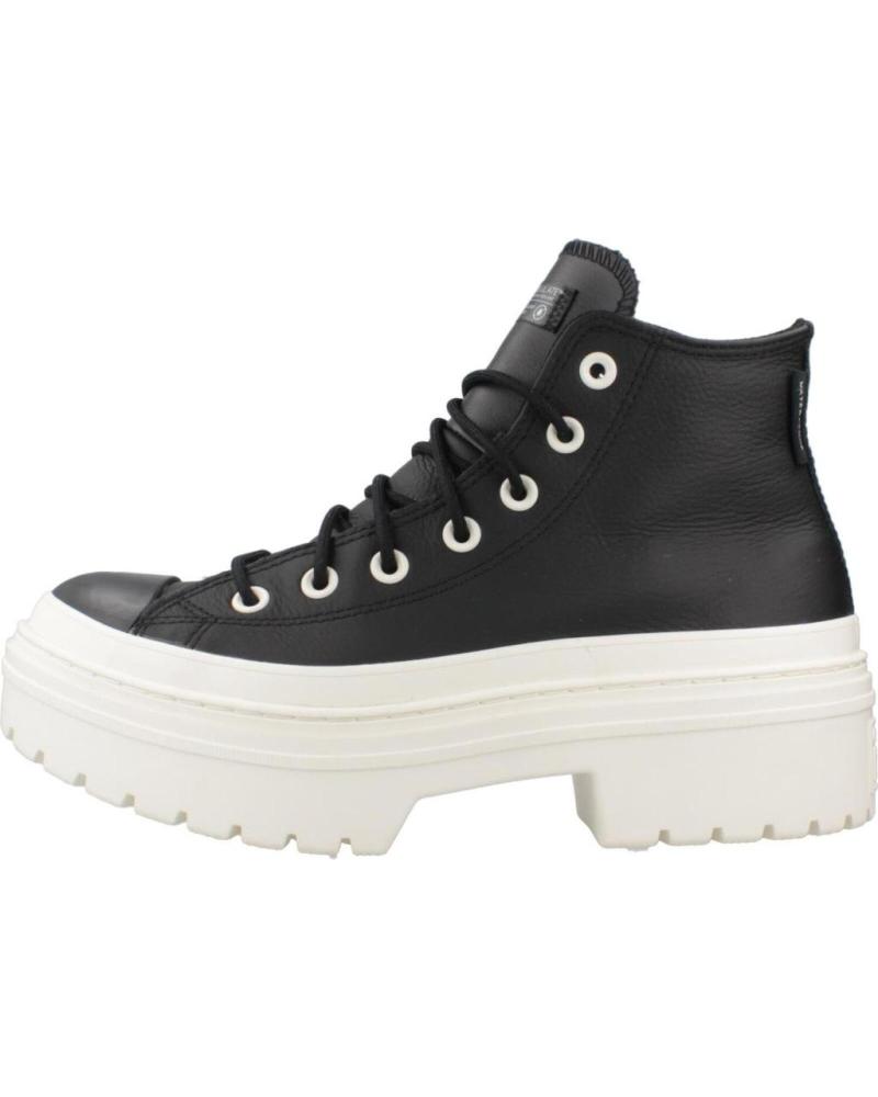 CONVERSE CTAS LUGGED HEEL HI HIGH-TOP PLATAFORMA NEGRO BLACK