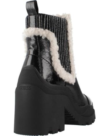 GUESS CHELSEA BOOTS FLFIV2 PAF10 BLACK WITH SHEARLING TRIM BLACK
