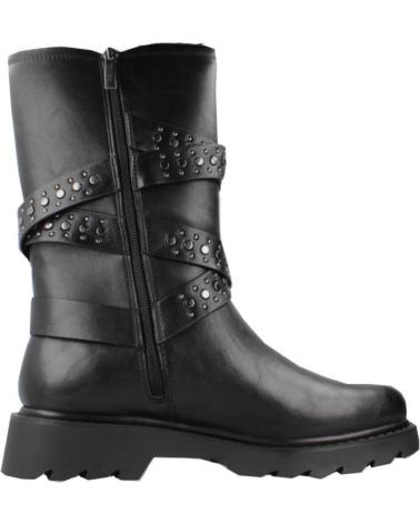 BOTINES MOTEROS TAMARIS 25466-43 NEGROS CON HEBILLAS Y TACHUELAS BLACK