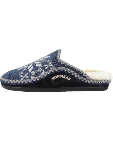 House Slipers De Hombre NORDIKAS ZAPATILLAS DE CASA CLASSIC CAB 2502 CIERVO  MARINO2