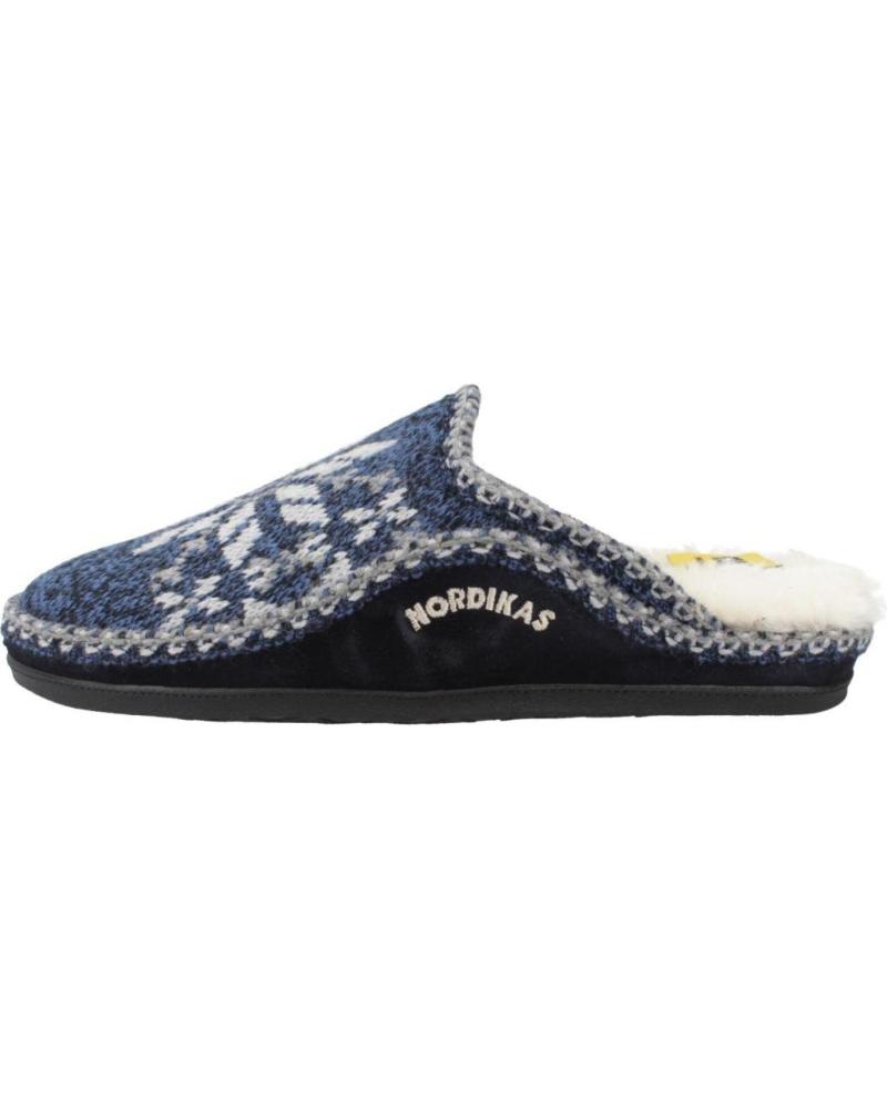 House Slipers De Hombre NORDIKAS ZAPATILLAS DE CASA CLASSIC CAB 2502 CIERVO  MARINO2