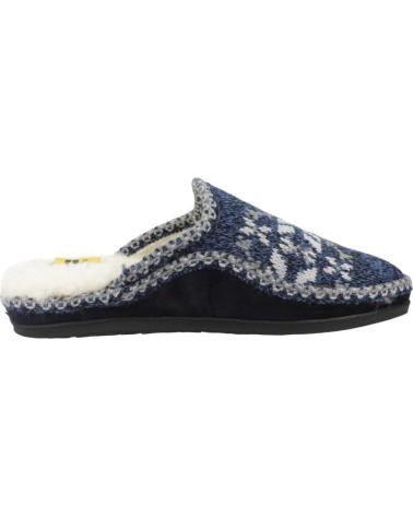 House Slipers De Hombre NORDIKAS ZAPATILLAS DE CASA CLASSIC CAB 2502 CIERVO  MARINO2