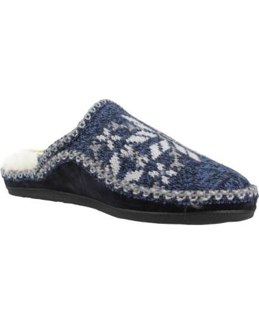 House Slipers De Hombre NORDIKAS ZAPATILLAS DE CASA CLASSIC CAB 2502 CIERVO  MARINO2