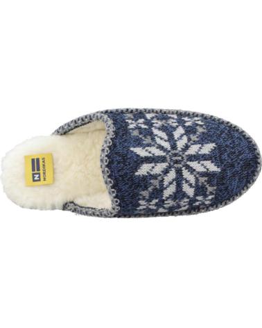 House Slipers De Hombre NORDIKAS ZAPATILLAS DE CASA CLASSIC CAB 2502 CIERVO  MARINO2