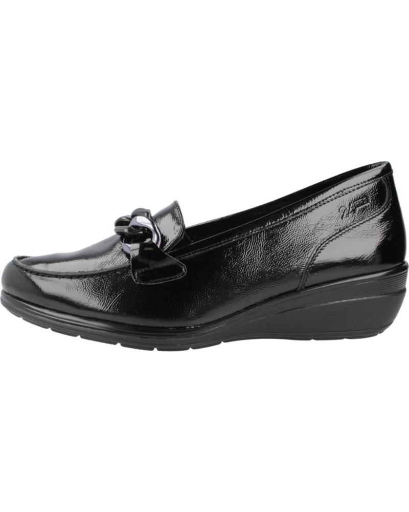 Zapatos De Mujer 24 HORAS MOCASINES CHAROL NEGROS  PALAK-S NEGRO