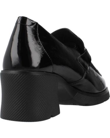 MOCASSINS PRETOS 24 HORAS COM SALTO CHUNKY 26282 NEGRO