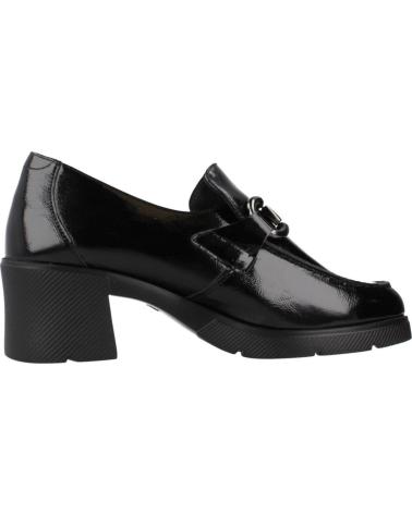 MOCASSINS PRETOS 24 HORAS COM SALTO CHUNKY 26282 NEGRO