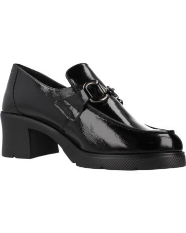 MOCASSINS PRETOS 24 HORAS COM SALTO CHUNKY 26282 NEGRO