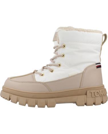 TOMMY HILFIGER T3A5 33609 - BOTAS ACOLCHADAS BLANCAS PARA NIÑO BIGOFWHT