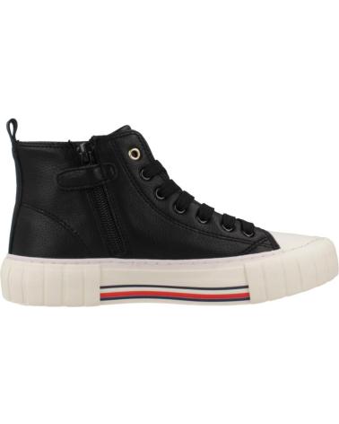 ZAPATILLAS TOMMY HILFIGER HIGH TOP LACE-UP SNEAKER EN NEGRO BLACK