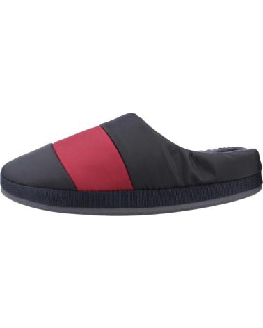 TOMMY HILFIGER NYLON FLAG HOME SLIPPERS NAVY BLUE DW5