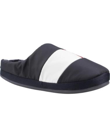 TOMMY HILFIGER NYLON FLAG HOME SLIPPERS NAVY BLUE DW5