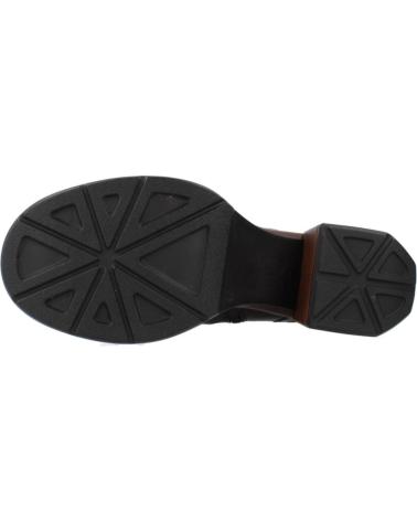 PONS QUINTANA BOTINES LAURA DE CUERO MARRÓN CUERO