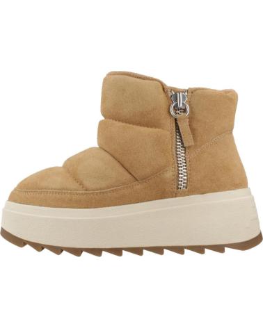 STIVALETTI ASH MALICAB IMBOTTITI IN PELLE COLORE MARRONE CAMMELLO CAMEL