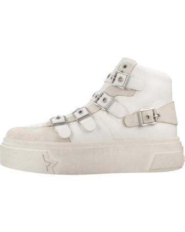 ASH SNEAKERS ALTE STARMOON BIANCO BEGWHT BEGWHT