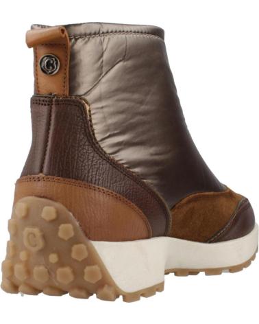 Botines De Mujer CARMELA BOTIN CREMALLERA CENTRAL DE  CAMEL