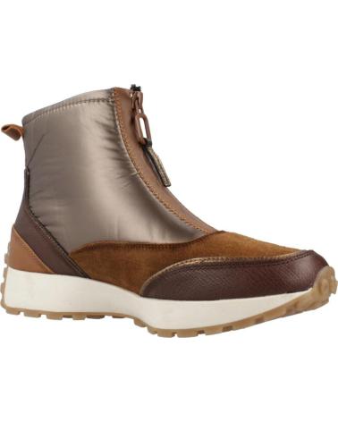 Botines De Mujer CARMELA BOTIN CREMALLERA CENTRAL DE  CAMEL