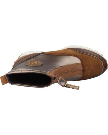 Botines De Mujer CARMELA BOTIN CREMALLERA CENTRAL DE  CAMEL