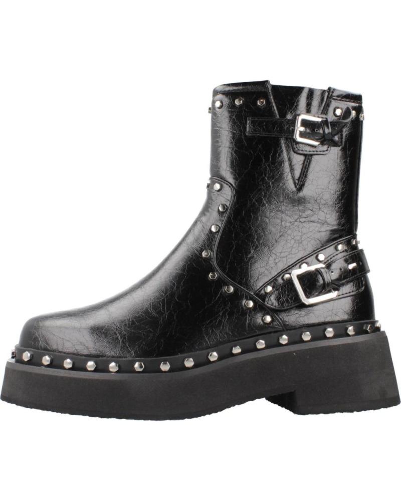 BOTINES NOA HARMON CON TACHUELAS MODELO 9801N NEGROS NEGRO