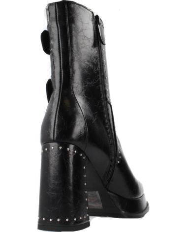 BOTAS NOA HARMON MODELO 9808N NEGRAS CON HEBILLAS Y PLATAFORMA NEGRO