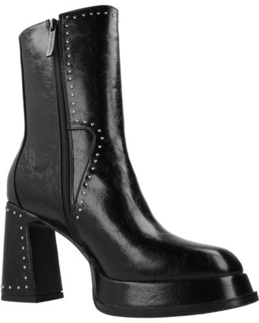 BOTAS NOA HARMON MODELO 9808N NEGRAS CON HEBILLAS Y PLATAFORMA NEGRO
