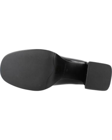 PLATFORM HEELED LOAFERS WITH STUDS NOA HARMON MODEL 9838N BLACK NEGRO