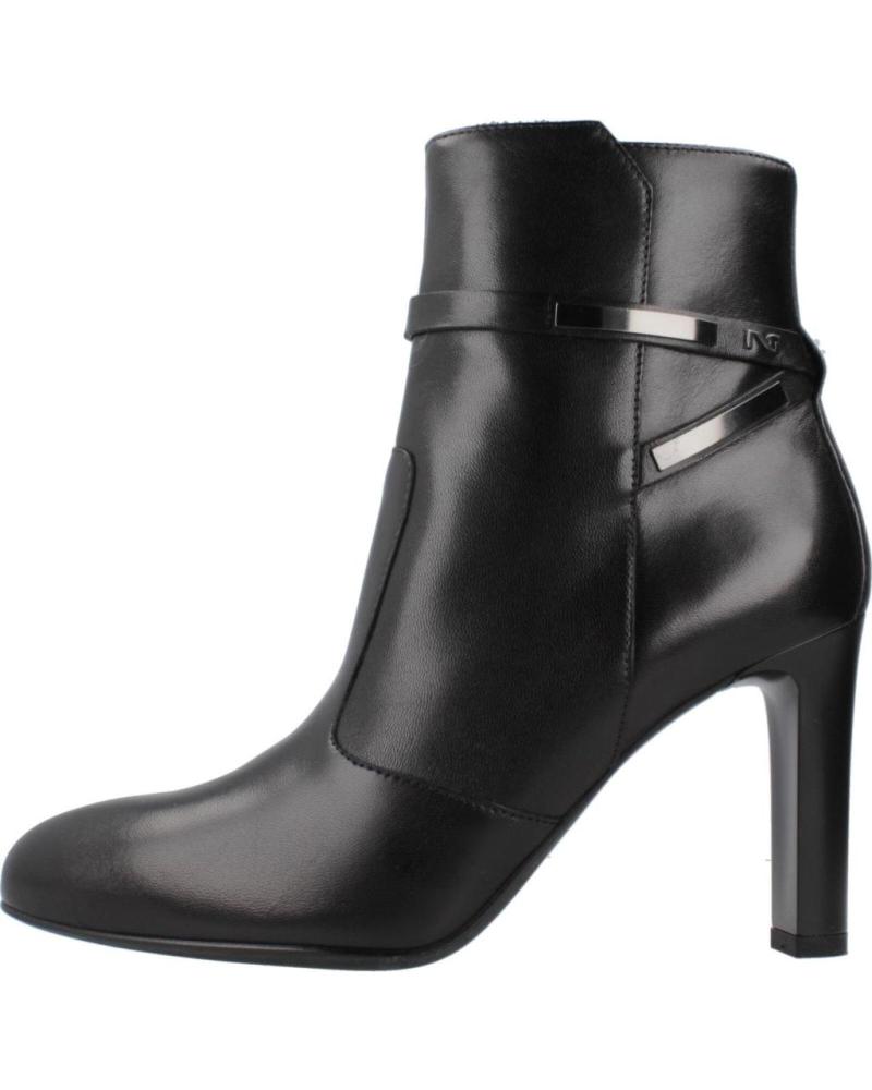 NERO GIARDINI I410D NEGRO - TACÓN ALTO Y DETALLE METÁLICO 100