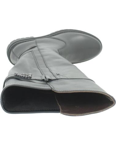 NERO GIARDINI STIVALI ALTI IN PELLE MODELLO I411841D NERI 100