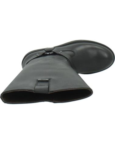 NERO GIARDINI I411989D BLACK LEATHER HIGH BOOTS 100