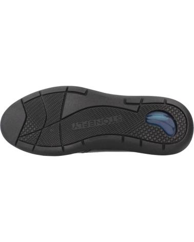 STONEFLY SEVEN SEASON HDRY 2 - ZAPATILLAS URBANAS DE PIEL NAPPA NEGRA 000