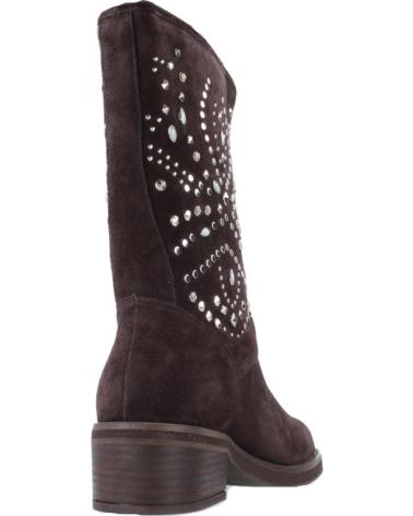 BOTAS ALMA EN PENA BIKER TACHUELAS DISEÑO I240806 MARRÓN COFFEE COFFEE