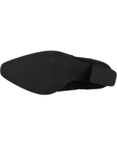 BOTINES ALMA EN PENA I241700 NEGROS CON TACÓN BLOQUE Y PUNTA FINA BLACK
