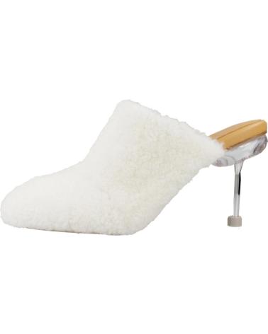 4CCCCEES OSHA BUBBLE HI - MULES CON TACCO BIANCO AVORIO IVORY