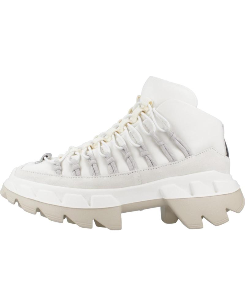 4CCCCEES ARKO TEXO - FREIZEITSCHUHE MIT PLATEAU WEISS WHITE WHITE