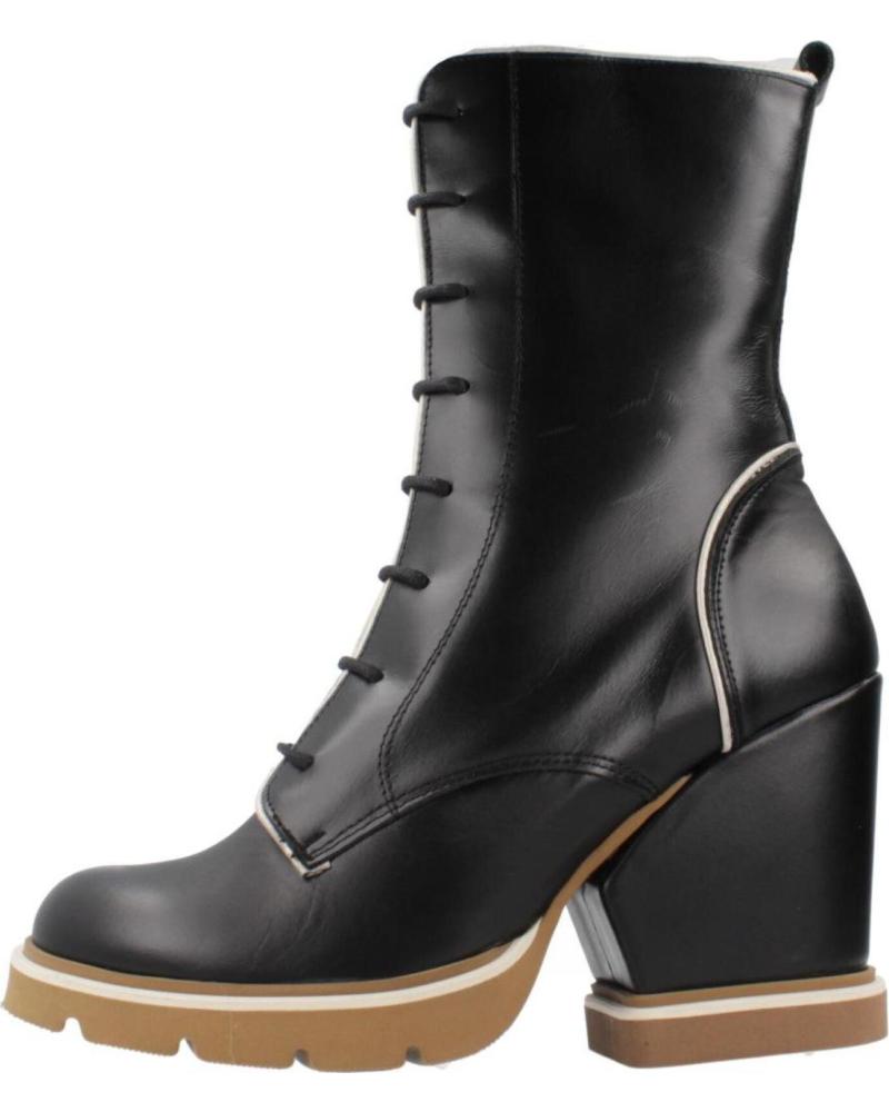 NEMONIC BOTA NEMONIC 2406N DE CORDONES CON TACÓN GEOMÉTRICO NGRHLO