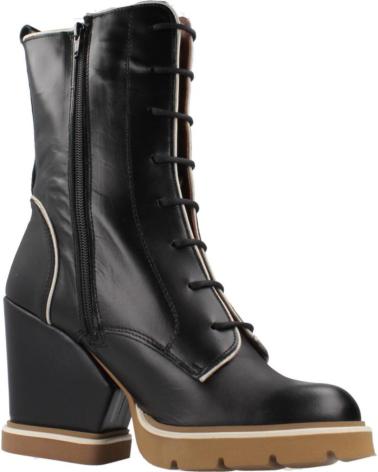 NEMONIC BOTA NEMONIC 2406N DE CORDONES CON TACÓN GEOMÉTRICO NGRHLO