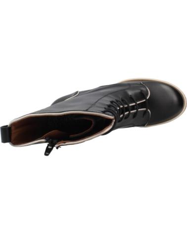 NEMONIC BOTA NEMONIC 2406N DE CORDONES CON TACÓN GEOMÉTRICO NGRHLO