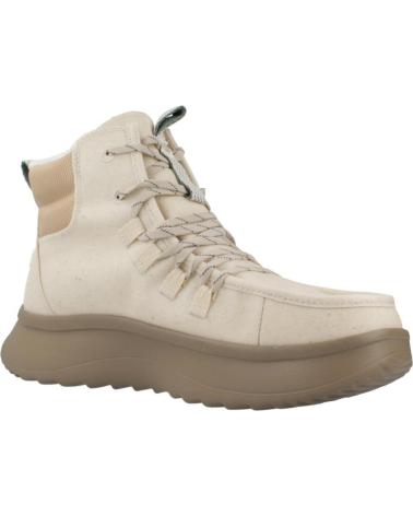 BOTTINES HEY DUDE WENDY APRES COATED TWILL IVOIRE IVORY