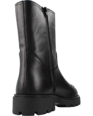 BOTTINES ALPE AGNES NOIRES AVEC CLOUS DORÉS ET BOUCLE NEGRO