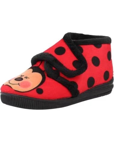 CALZADOS GALDON ZAPATILLAS DE CASA MODELO 647 MARIQUITA ROJO