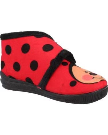 CALZADOS GALDON ZAPATILLAS DE CASA MODELO 647 MARIQUITA ROJO