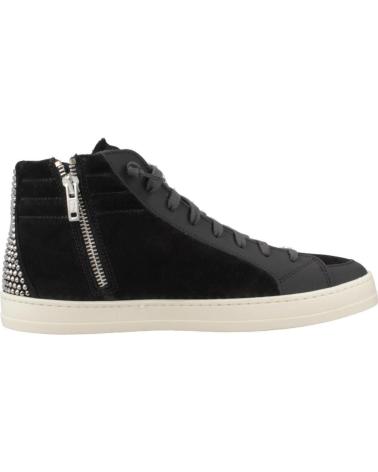 P448 ZAPATILLAS SKATEW NEGRAS CON TACHUELAS Y CREMALLERA LATERAL BLKST