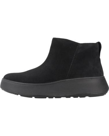 STIVALETTI CON CERNIERA FITFLOP GM3 090 IN CAMOSCIO NERO BLACK