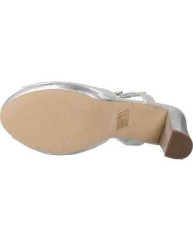 MENBUR SANDALIAS DE FIESTA PLATA MODELO 256620W09M SILVER