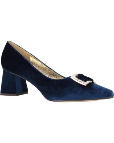 SALONES DE TERCIOPELO MENBUR MODELO 257090W05M AZUL NAVY CON HEBILLA NAVY