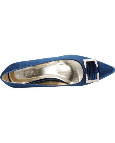 SALONES DE TERCIOPELO MENBUR MODELO 257090W05M AZUL NAVY CON HEBILLA NAVY